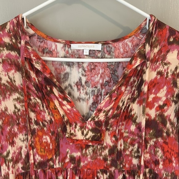 Olivaceous Tiered Babydoll Sun Dress - Picture 7 of 11